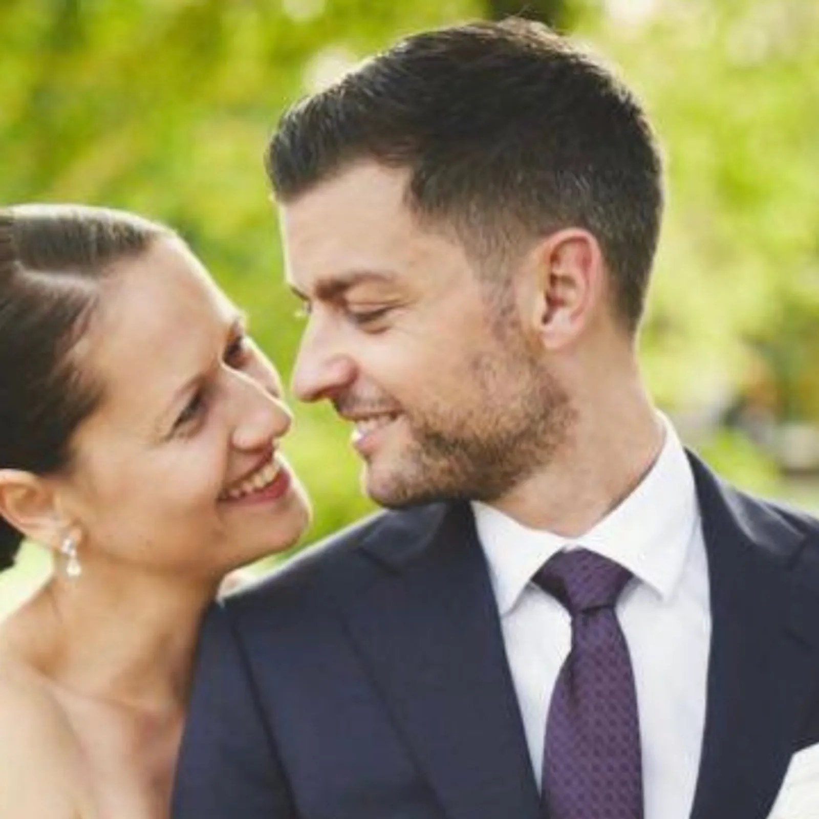 Brautpaar Melanie und Christian bei ihrer Hochzeit mit Gesang von Sonja